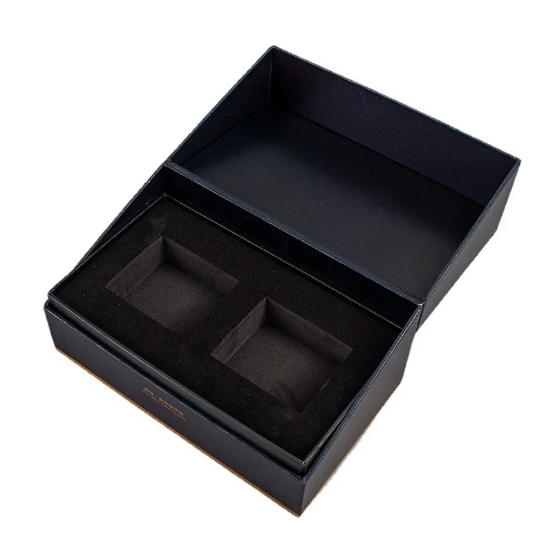 Custom Logo Velvet Eva Liner Lumpfish Paper Packaging Empty Caviar Packaging Box