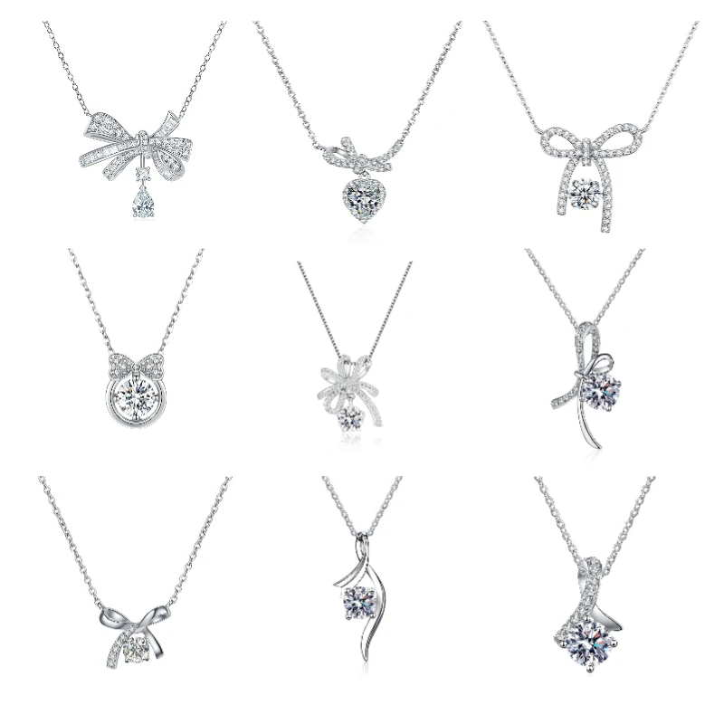Zircon Diamond Butterfly Charm Pendant Necklace Womens Butterfly Charms Necklace Dainty Butterfly Necklace