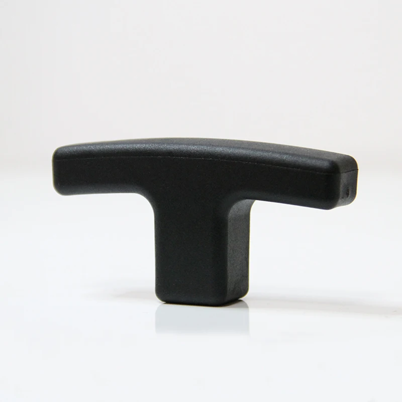 black nylon plastic industrial machinery T-knob wing type furniture handle