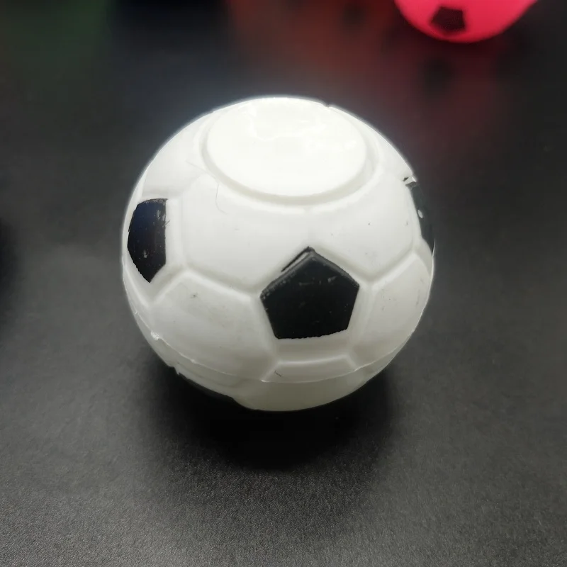 Tiktok Hot Product Pop 50mm Finger Gyro Vending Gashapon Machine Capsule Toy Soccer Fidget Hand Spinner Toy For Kids And Adults