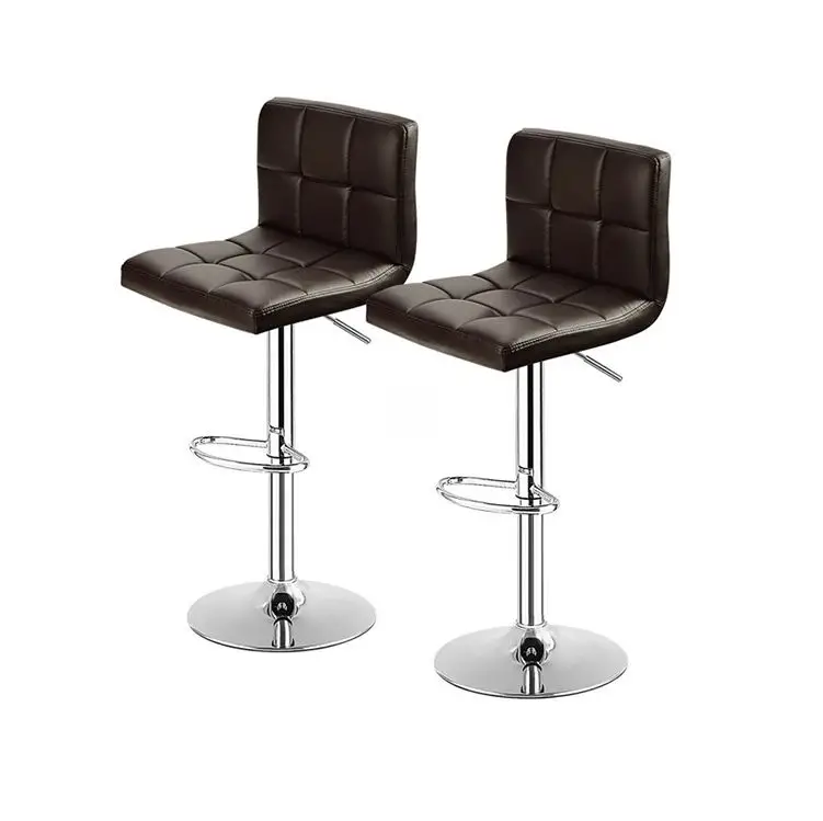 Chair Bar Stool Plastic Transparent For Restaurant Commercial Modern High Wedding Counter Thick Round Seat Fixed