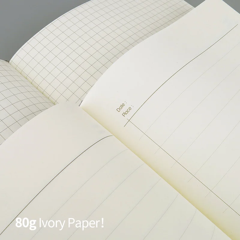 Printing Custom b5 a5 Lined/Grid/Dotted Notebook Pu Leather Journal notebook a5 soft cover