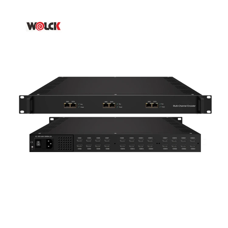 HD/SD Audio & Video Encoding H.264 H.265 Encoder Multi Channel Digital Encoder