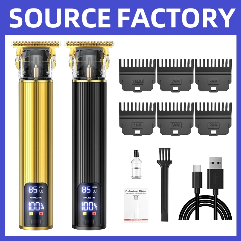 T9 cordless hair trimmers rechargeable Hair clipper Man Electric Hair Cutting shaving Machine for men Professional Beard Trimmer