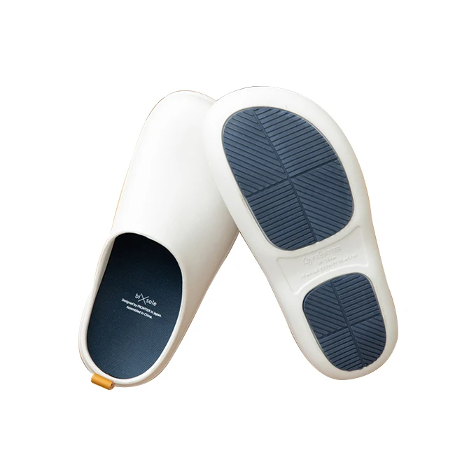 TPR dirt-resistant synthetic fiber gray men women cute hospital slippers