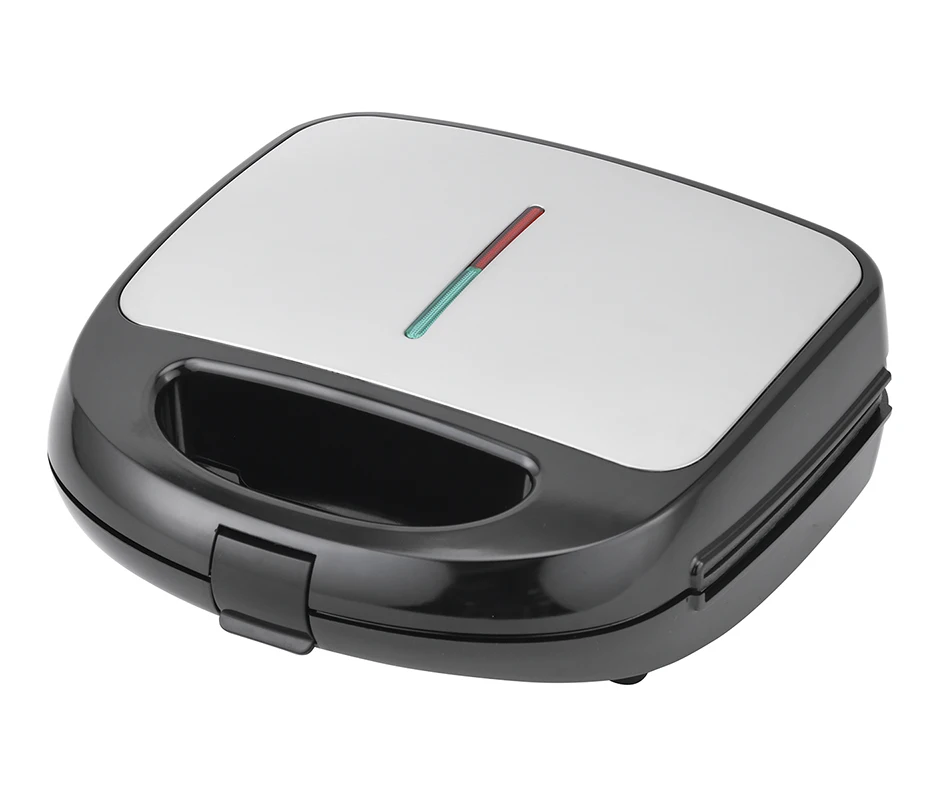 SUNWJN 2 slice detachable plates stainless steel non-stick automatic breakfast triangle sandwich toaster maker