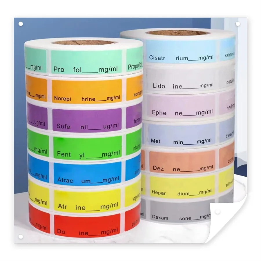 Клейкая наклейка с УФ-печатью водонепроницаемая дренажная трубка