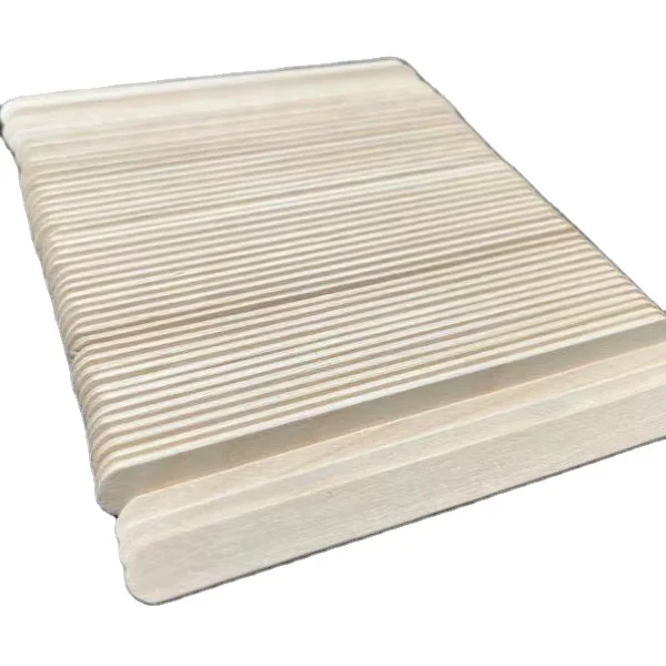 Wooden Snack Sticks Food Grade Biodegradable Healthy Ice Cream Sticks