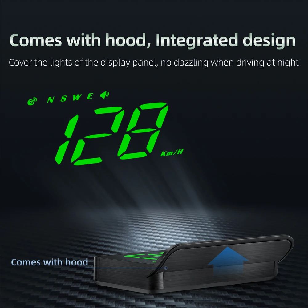 Hot Selling M1 Car HUD Head Up Display With Fuel Consumption Trip Computer Automotive Electronics Accessories