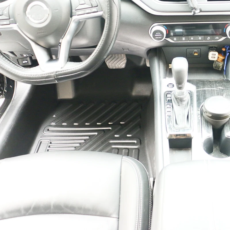 KQD Factory Anti slip TPO material 5D CAR FLOOR MATT is suitable for modify Nissan ALMERA 2019 -on