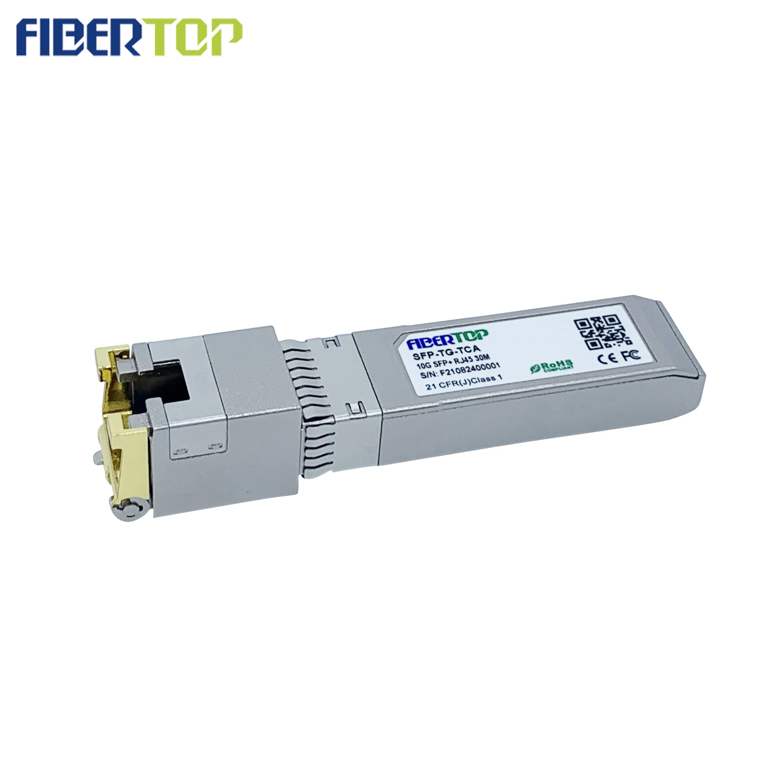 Fibertop меди модуль поставщик 10g sfp + возможностью погружения на глубину до 30 м медь RJ45 для H3C SFP-XG-T оптический трансивер