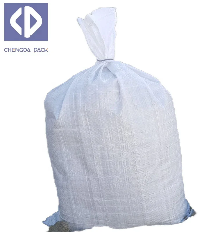 Professional design plastic fertilizer bag dispenser markings woven flour bag