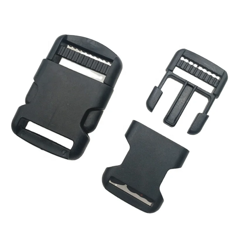 Factory Various size hot sales backpack luggage accessories custom high quality breakaway 2022 latest plastic bag release buckle