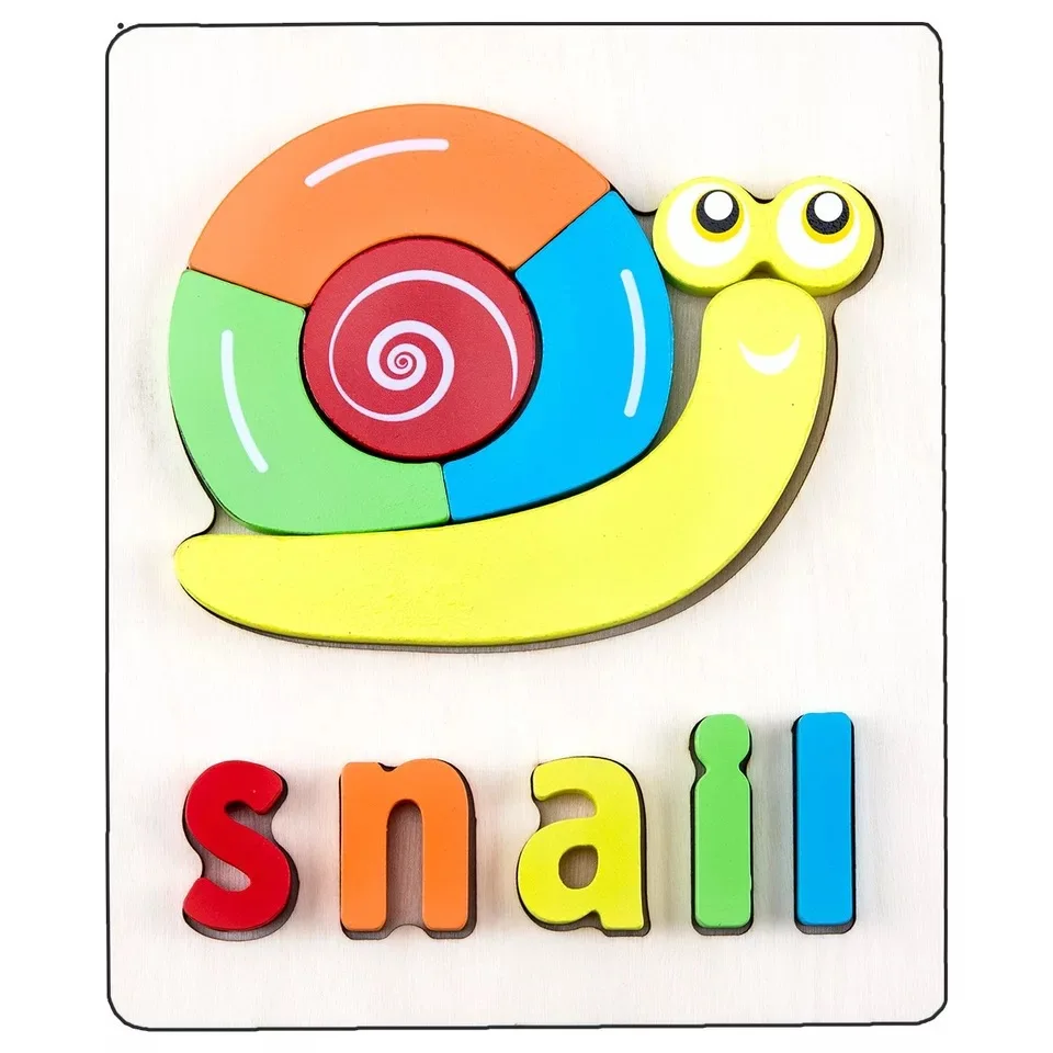 Toddler Busy Board Alphabet  Puzzle Educational Learning Kids Toys
