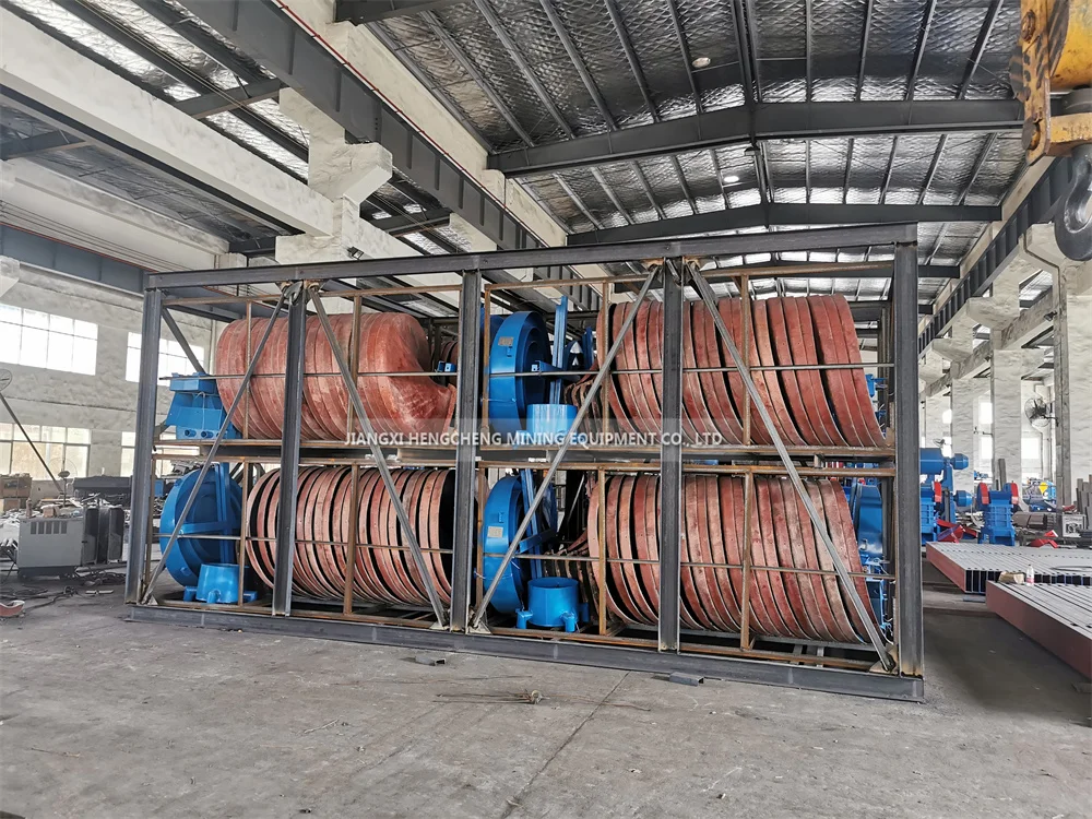 Lumpy Chrome Ore Processing Equipment chrome wash plant 5LL-1200 Spiral Chute Machine