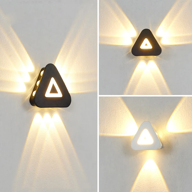 IP65 Waterproof Wall Sconce Motion Sensor 4000K 120 Sensing Angle Dusk Dawn Wireless Fence Lights Garden Outdoor LED Wall Light