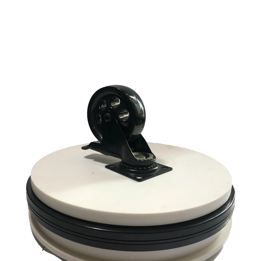 SQ Castor Plastic small Wheel Caster Nylon Pu Swivel Furniture Casters