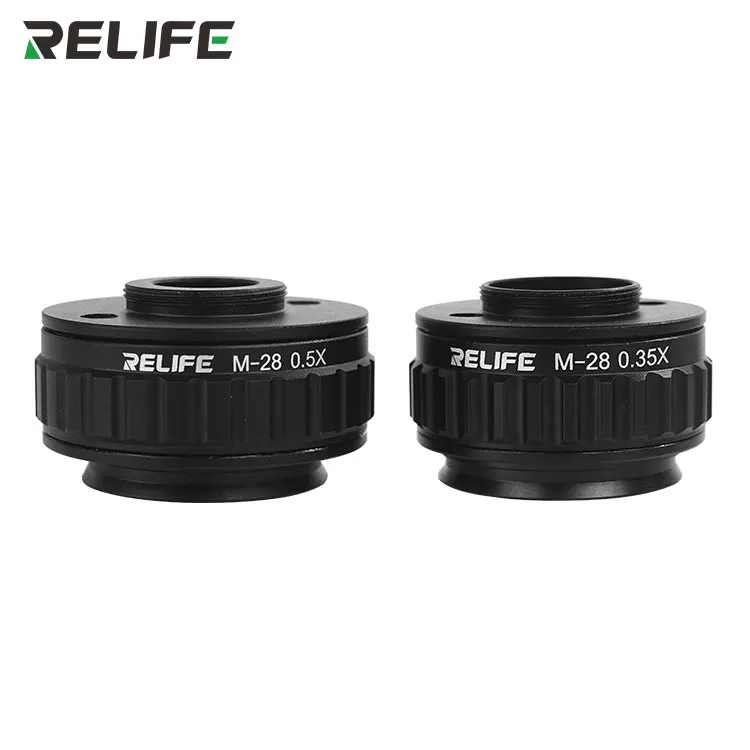 RELIFE M-28 0.5X / 0.35X Microscope CTV adapter For Microscope For Mobile Phone Repair