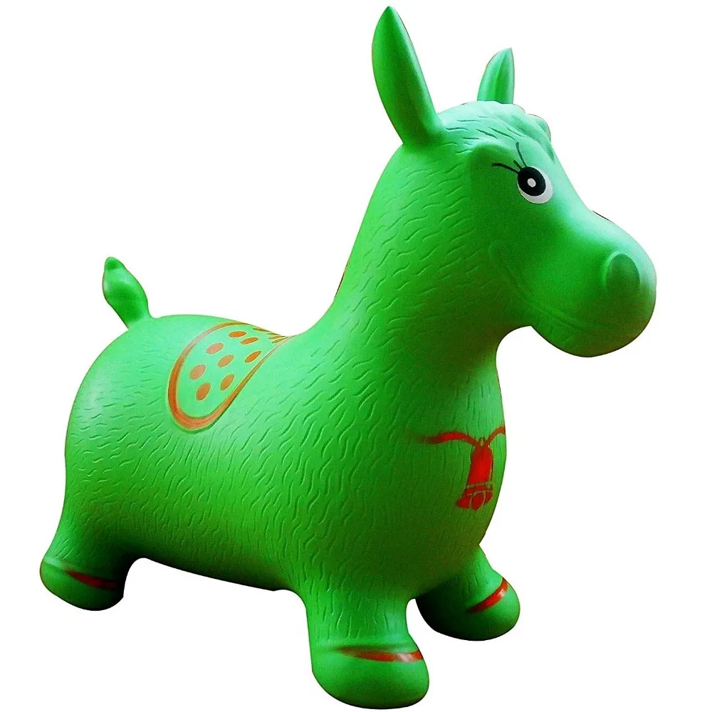 
PVC inflatable Jumping hopper Animal Toy Horse for kids 
