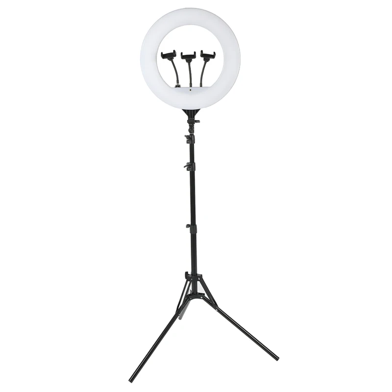 18inch Photography Dimmable LED Selfie Ring Light  With Touch And remote Control For Makeup Live Broadcast Ring Light