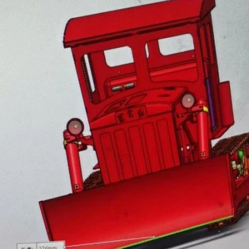 1/12 all metal hydraulic bulldozer model