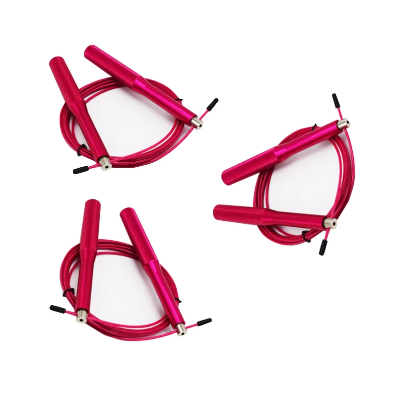 Keepeak Yellow Speed Jump Rope With Adjustable Cable Contoured Ball Bearing Handles