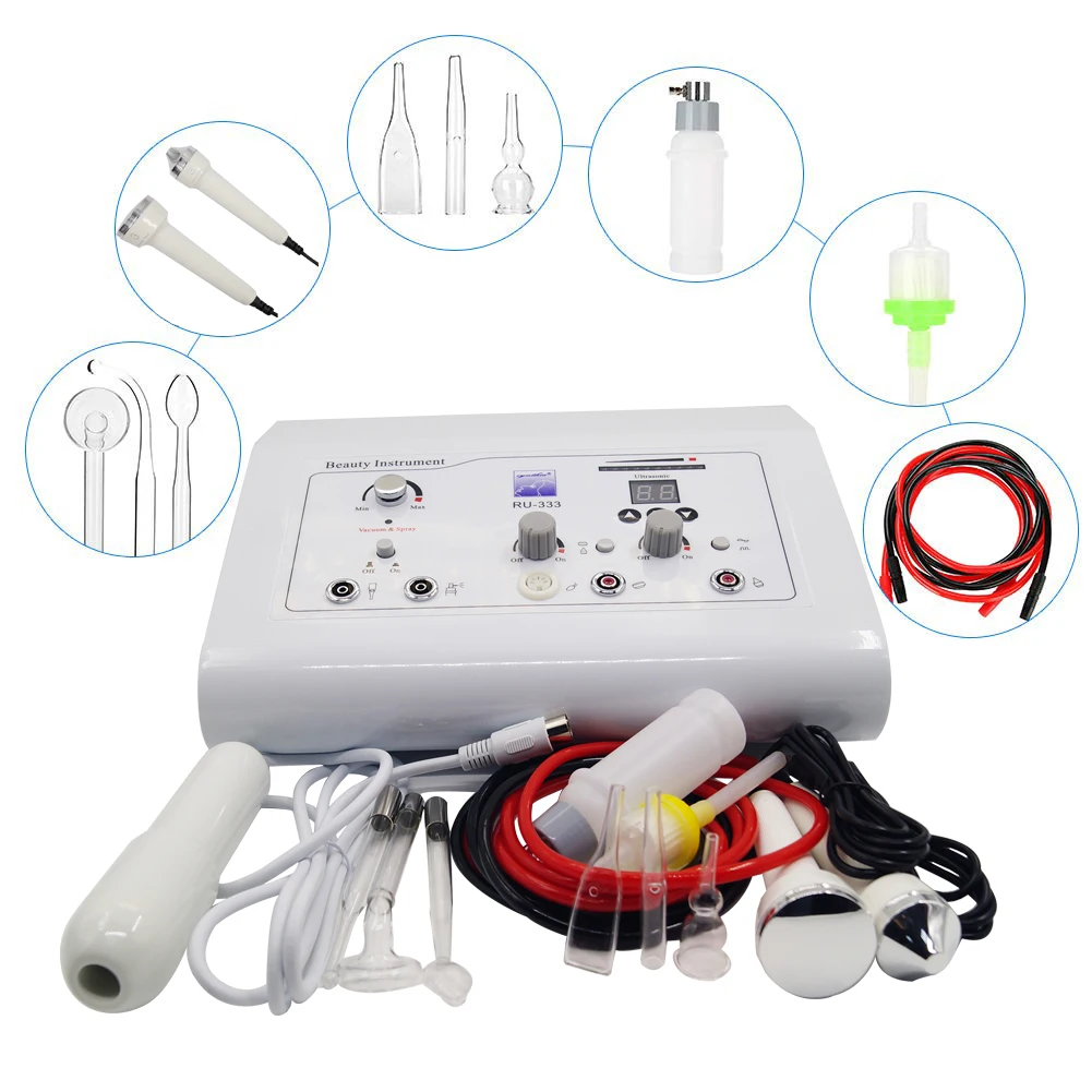 Au-333 Auro 4 in 1 Multifunction Facial Machine High Frequency + Vacuum/Spray + Ultrasonic