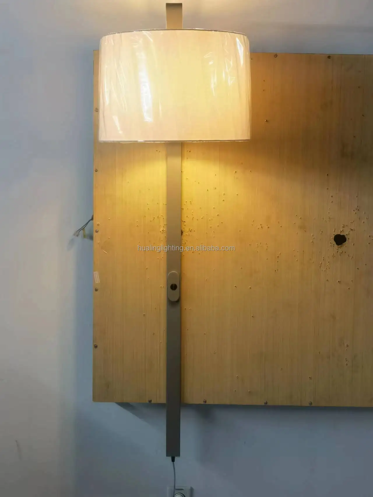 UL Listed Hotel Guestroom Headboard Rocker Switch E26 Socket Wall Mounted Sconce Pendant Light Fixture