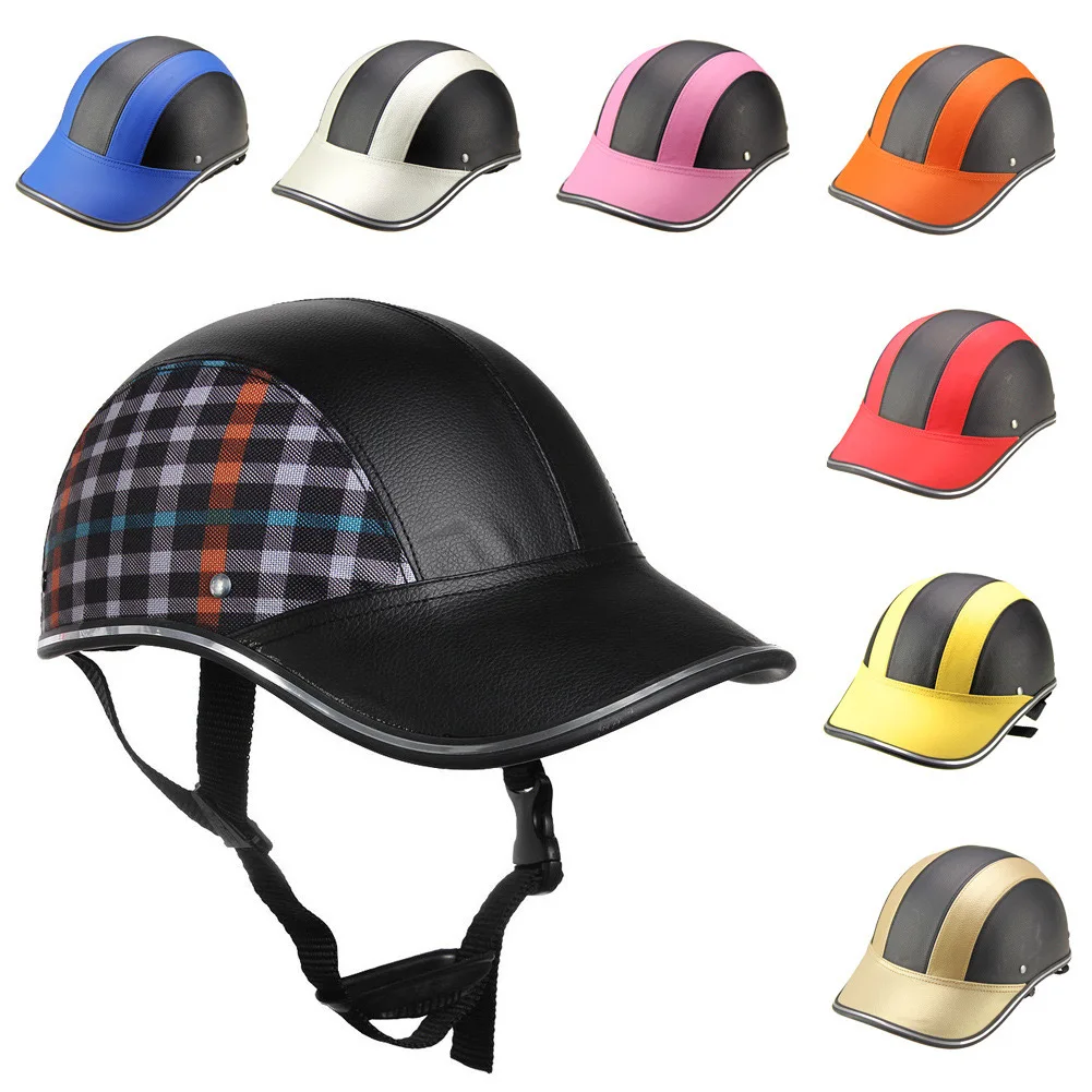 Adjustable Bicycle Motorcycle Helmet Baseball Hat Cycling MTB Skateboard Baseball Mountain Scooter Bike Helmet for Men Women