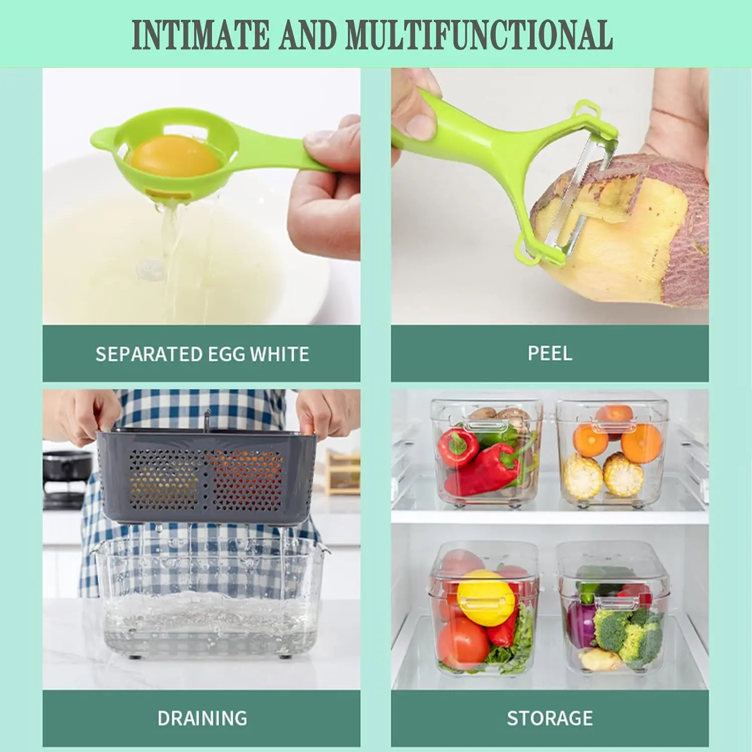 wholesale fruit & vegetable processing machines ABS Design Vegetable Cutter 22in1 vegetable chopper