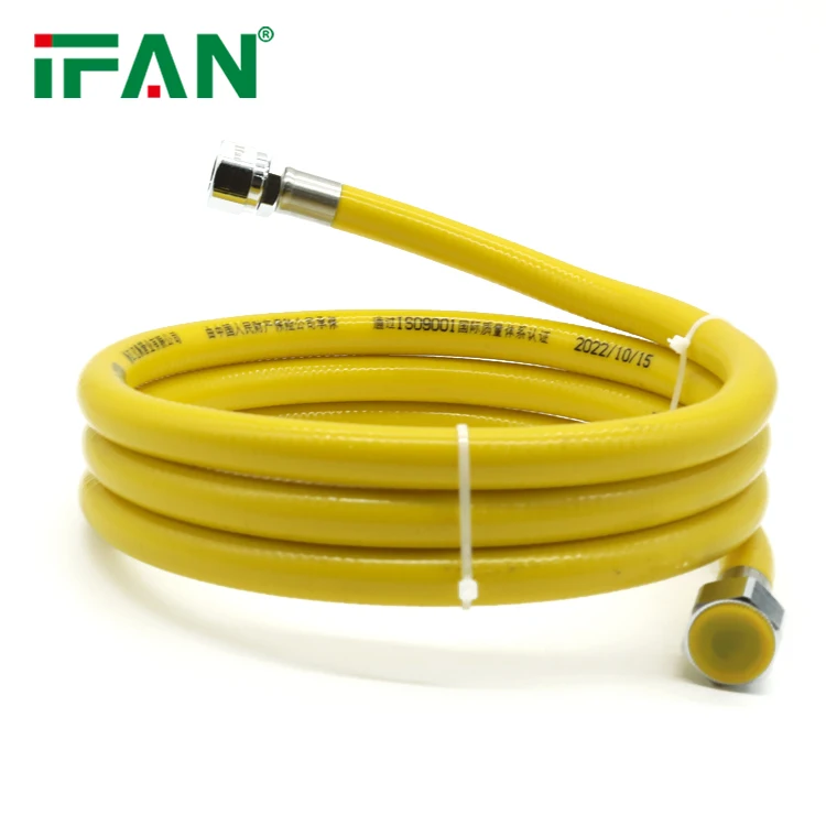 IFAN 304 Stainless Steel Gas Pipe Corrugated Flexible Gas Hose For Natural Gas
