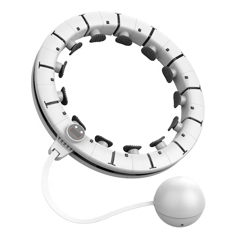 Weighted New Mobile Gym Fitness Hula Hoops With Digital Counting For Adults Weight Loss