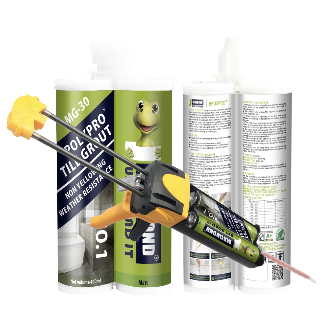 Низкая цена новый тип 400 мл анти-quv настенная Гибкая эпоксидная плитка Grout