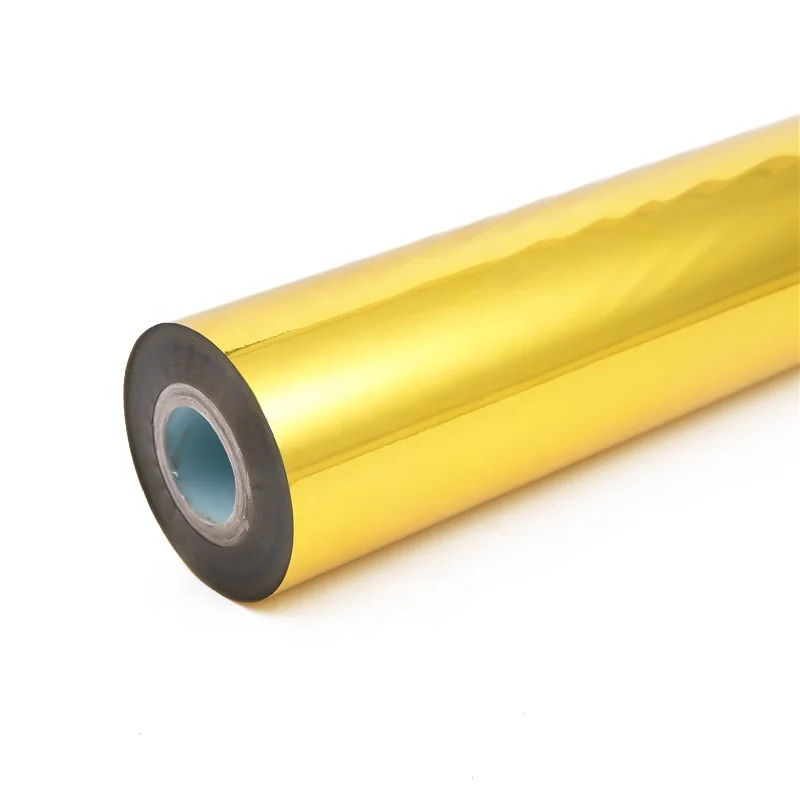 Low Price Gold Silver Color Vacuum Aluminum Metallized Polyester Film for Lamination and Decoration