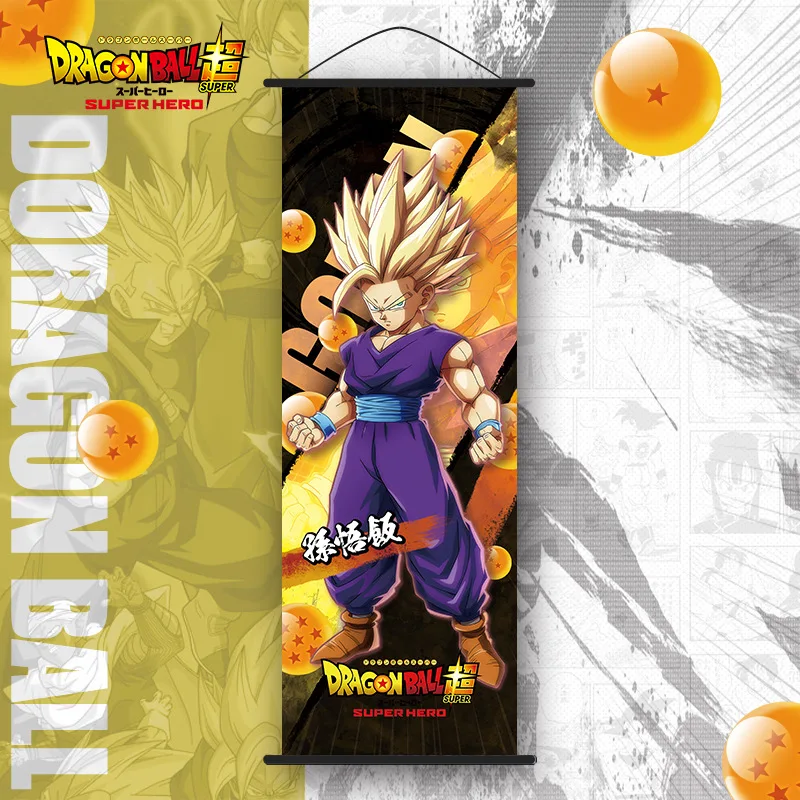 goku anime wall painting poster luffy Room decoration 70*25cm Hanging posters