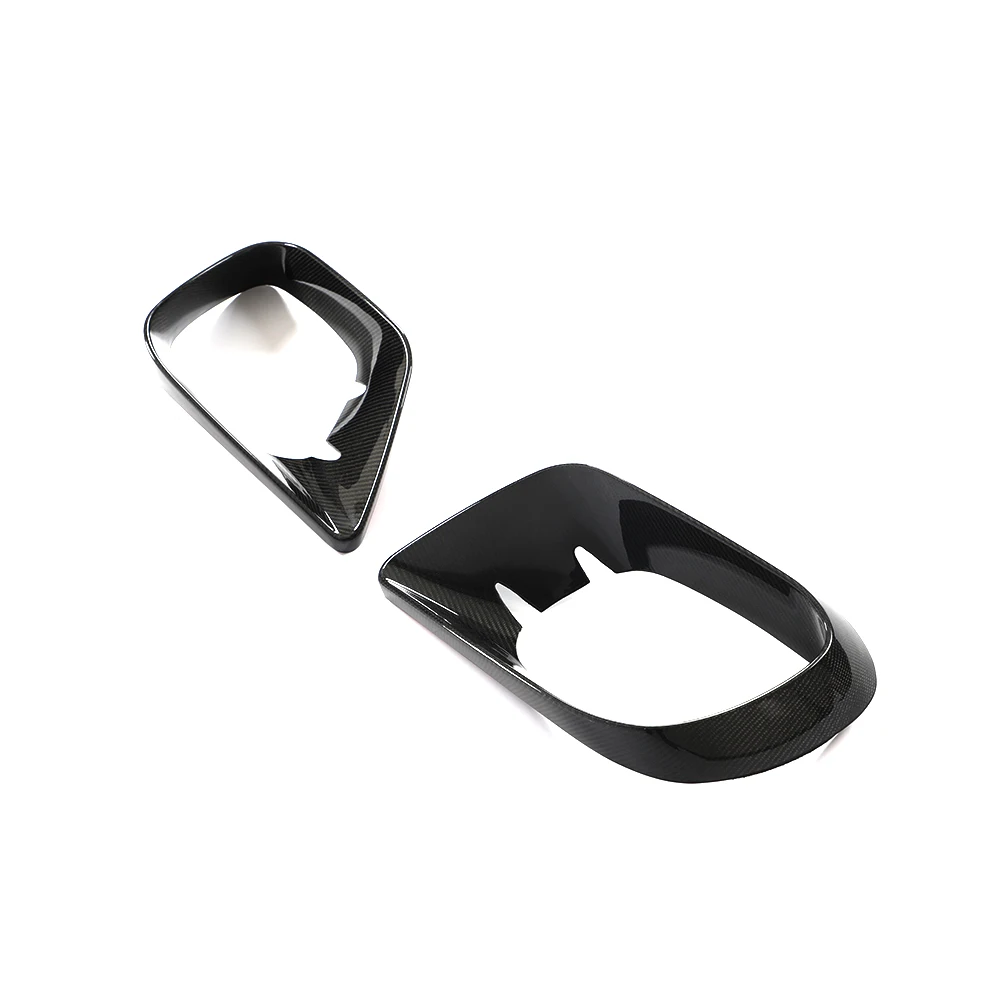 Carbon Fiber Front Car Bodykit Bumper Vent Trims For Mercedes Benz E Class C238 2 Door 2017-2022