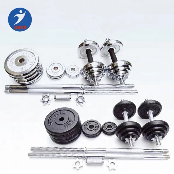 Good price 15kg adjustable dumbbell barbell weights set iron bull dumbbell