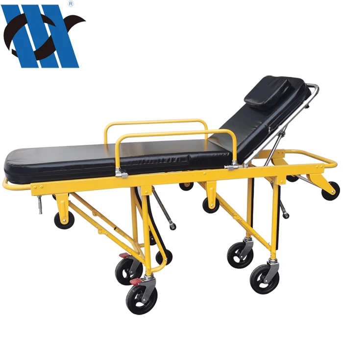 BDST205B Emergency Ambulance Patient Stretcher Bed Used For Hospital Transfer Stretcher Trolley Bed