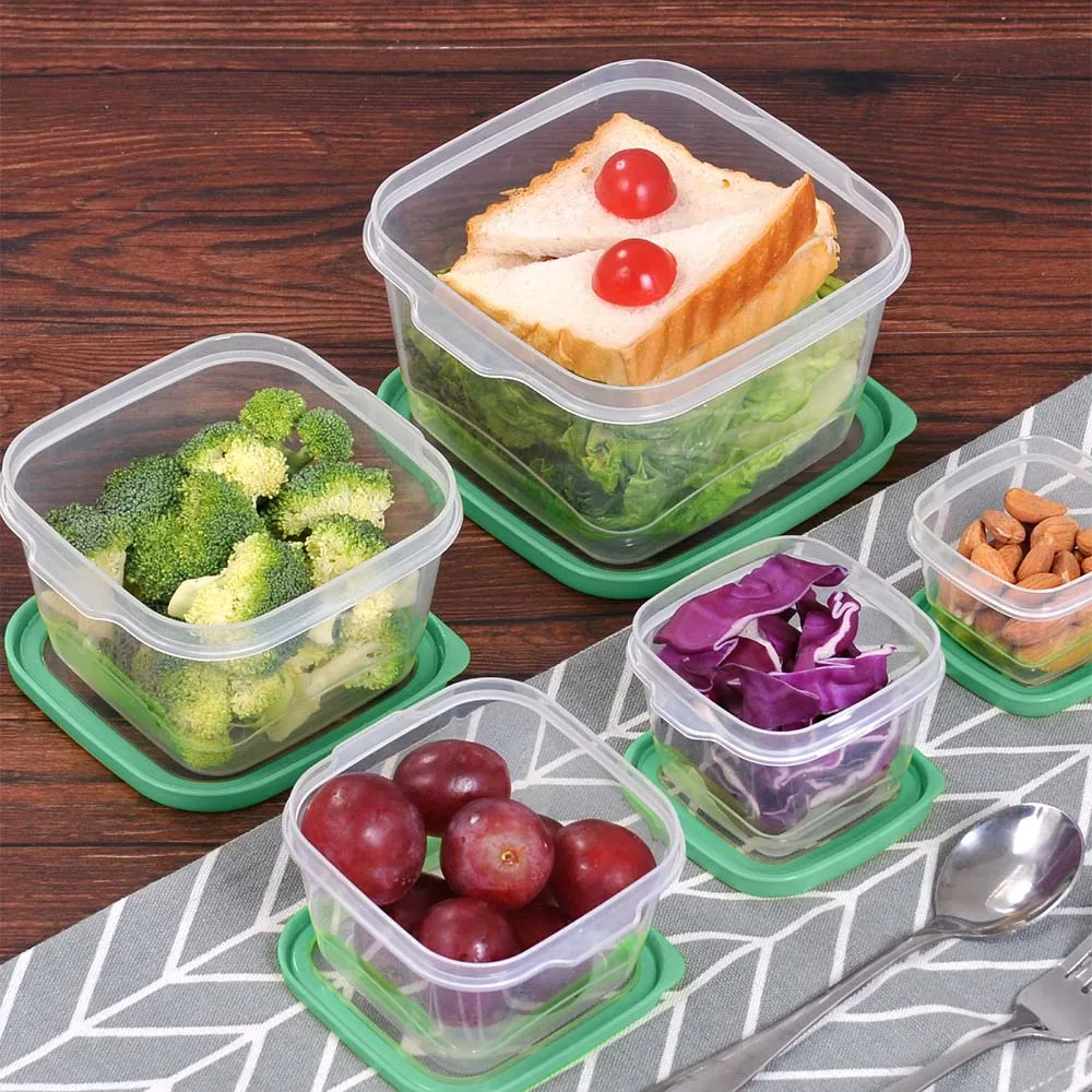 Wholesale BPA Free Modular Food Storage Freezer Containers Set With Micro Vent