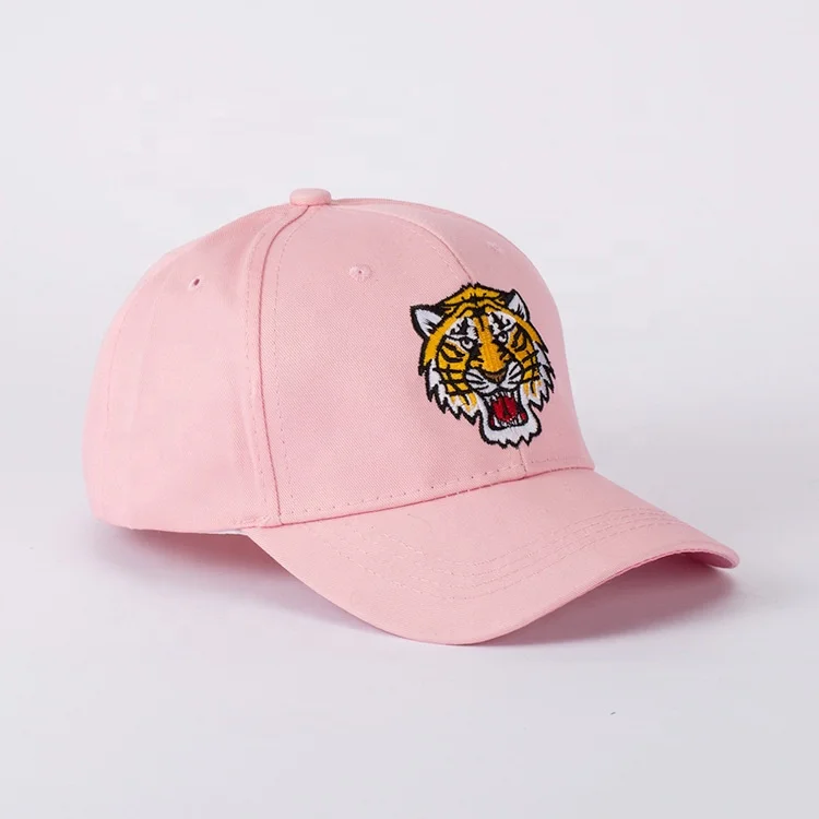 
Baseball Cap Tiger Head Embroidered Hot Sale Hat Ladies Cotton Male Outdoor Leisure Vintage Cap Supplier Outdoor Visor Hat 