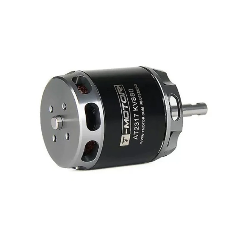 T-MOTOR AT2317 бесщеточный двигатель для радиоуправляемого самолета с 880kv 1250kv 1400kv для моделей авиадвигателей