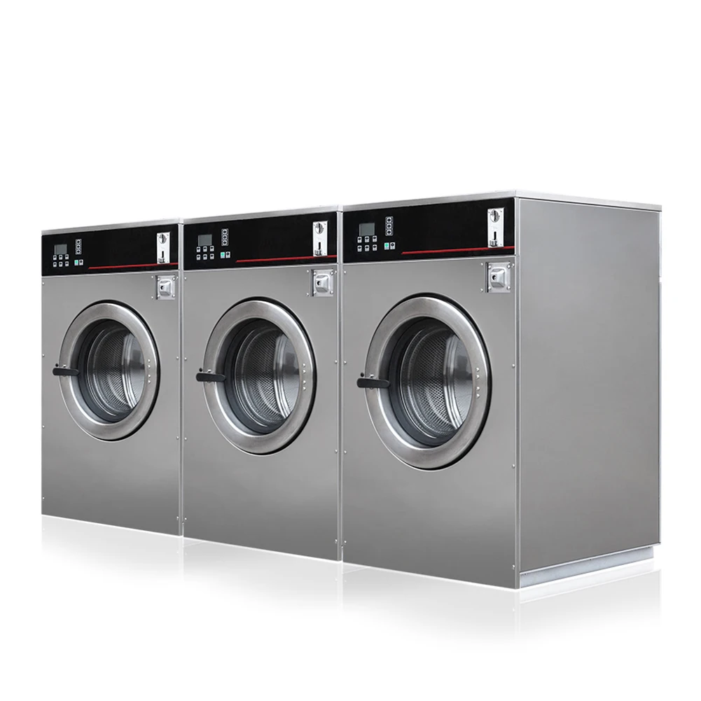 China Fully Automatic Coin Operated Laundry Washing Machine Manufacture and Commercial  Extractor