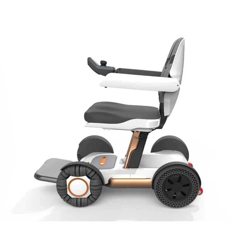 2021 Baichen 36V 500W Disable 4 Wheel Folding Very Lightweight Mobility Scooters For Old People