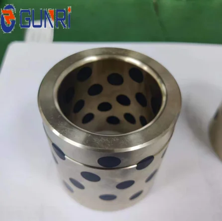 oil-free lubrication split bushing sleeve Brass guide bushs graphite copper bronze bushings
