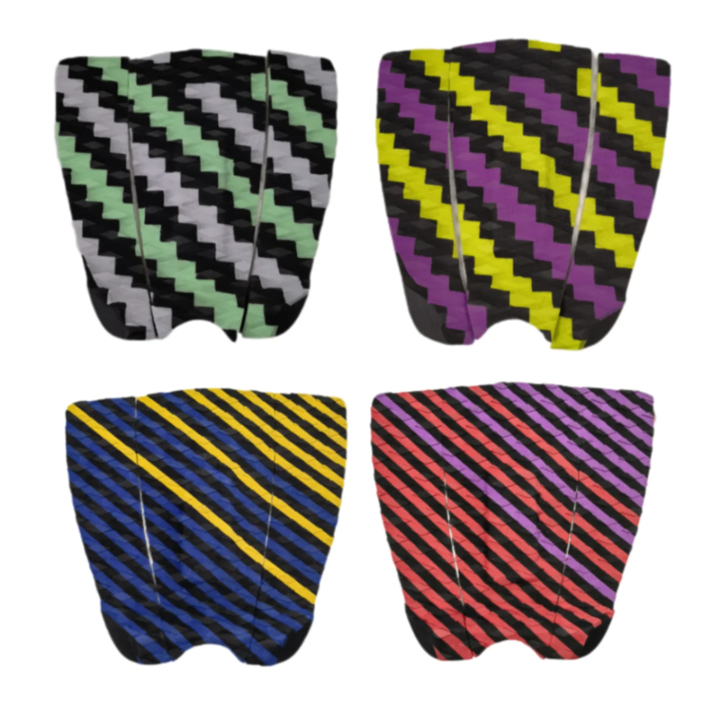 Water Sports Accessories Custom Eco 3m Green Adhesive Multi-colored Surfboard Anti-slip Traction Tail Eva Deck Pad For Surfing