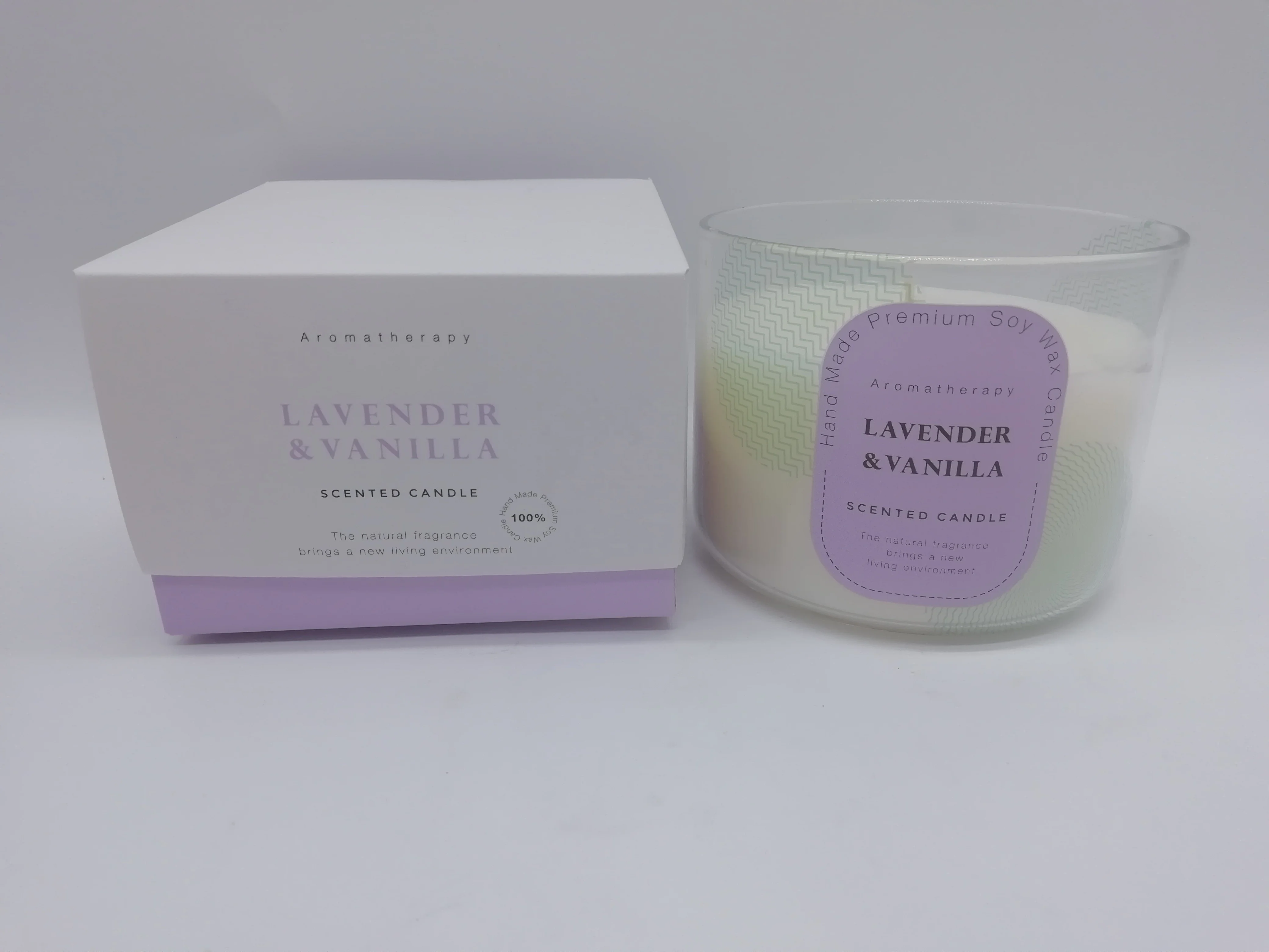Yes Handmade and Soy Wax Material 3 Wick Triple Scented Candle