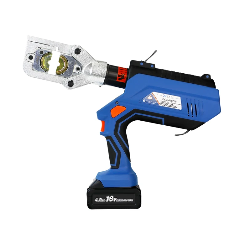 ECT-60UNV Multifunction 360 Degree Rotation 6 Ton Hydraulic Cable Electric Crimping Tool