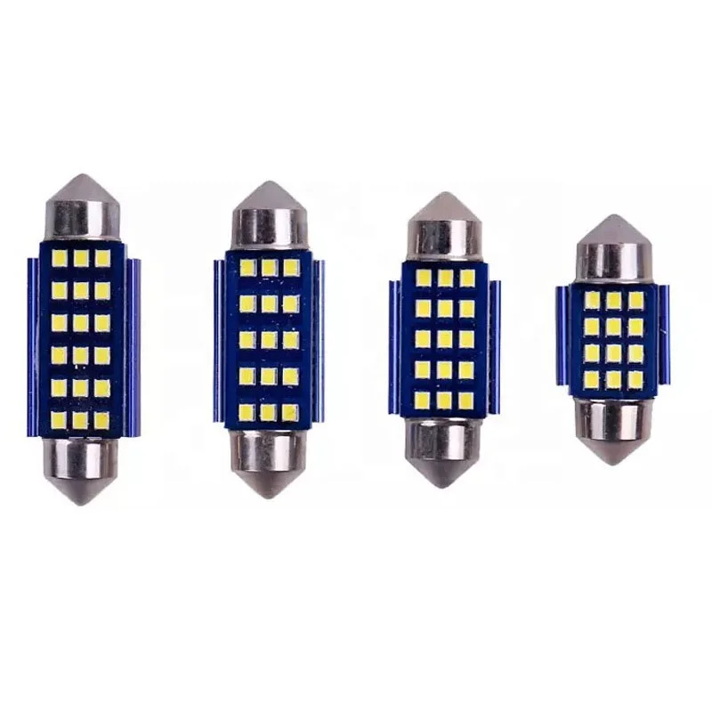 Festoon 31mm 36mm 39mm 41mm LED Bulb C5W Super Bright 3030 SMD Canbus Error Free