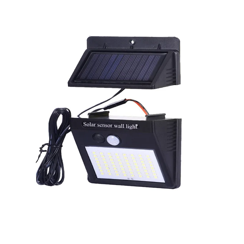 Patent Design Outdoor 40 LEDs Split Sensor Wall Light Powered Solar Led Lamps