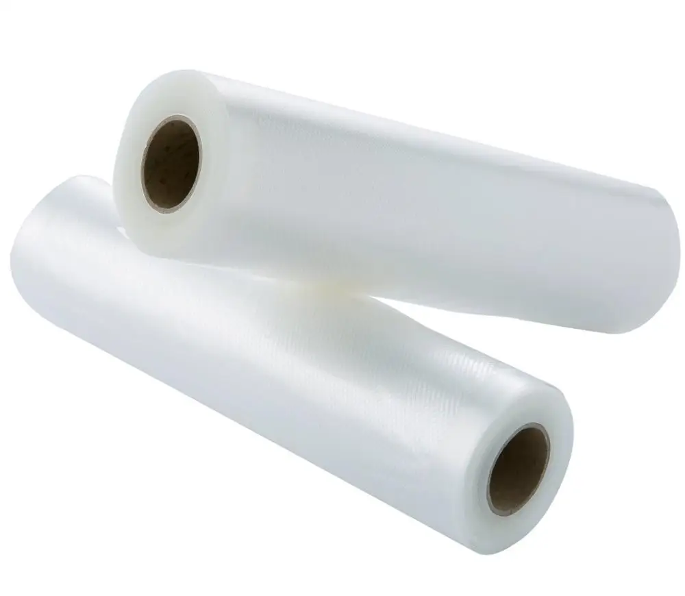 sous vide textured vacuum sealing plastic bag /vacumm sealer roll/embossing vacuum rolls